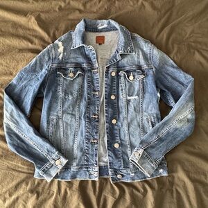 Joe's Jeans Classic Blue Distressed Denim Jacket